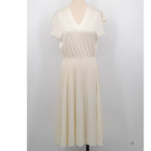 Vintage Slip Pleated Dress